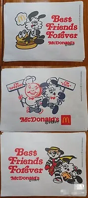 Rare New 2023 China Version  McDonald's  X  VERDY   BBF  Paper Tray Liner Of 3 • $21.99