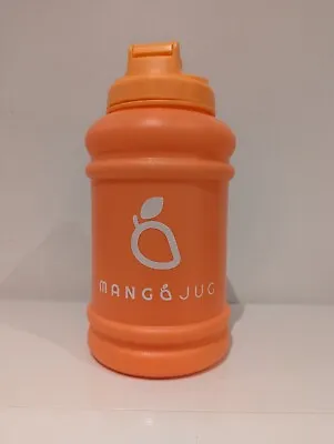 Mango Jug 2.2 Litre Water Bottle XL - Peach With Straw • £7.99