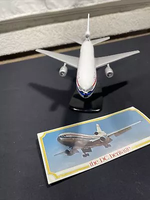 DC-10 McDonnell Douglas Model Desk Airplane Vintage • $149.99