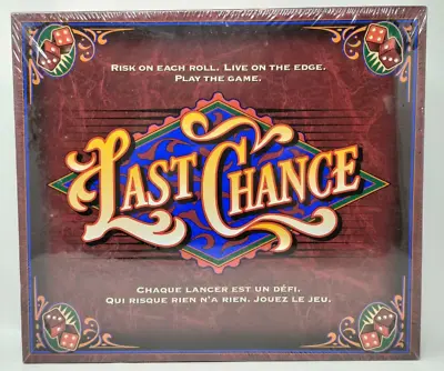 $58.53 • Buy Last Chance Dice Rolling Board Game Milton Bradley  NEW Sealed