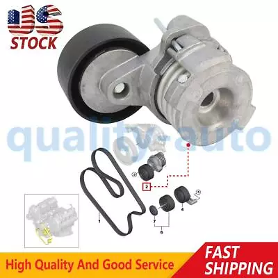 Drive Belt Tensioner With Pulley 11287545296 For BMW X5 E70 4.8i V8 XDrive48i US • $45.99