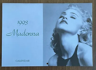 FREE SHIP! Madonna JAPAN Official PROMO ONLY 1993 Calendar UNUSED Official RARE! • $64.95