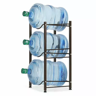 3/4/5 Tier Water Jug Holder 5 Gallon Water Bottle Holder Storage Rack Shelves • $28.99