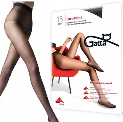 GATTA FORTISSIMA Tights Extremely Elastic Against Varicose Veins STRETCH • £6.68