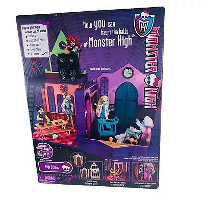 Monster High Mattel 2012- High School DJ Booth Classroom Casketball Playset NIB • $244.97