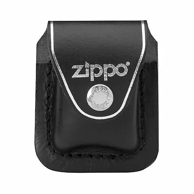 Zippo LPCBK  Lighter  Black Leather Pouch  W/Belt Clip • $14