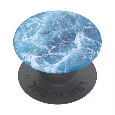 $12.95 • Buy PopSockets PopGrip Stand Phone Grip Mount Holder Swap - Basic Ocean From The Air