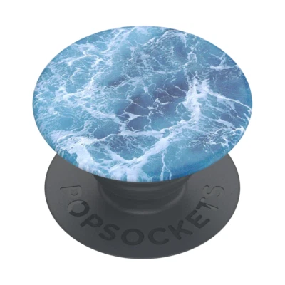 $12.95 • Buy PopSockets PopGrip Stand Phone Grip Mount Holder Swap - Basic Ocean From The Air