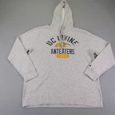 UC Irvine Anteaters Hoodie Mens Extra Large Gray Champion Pullover Sweater NCAA • $29.97