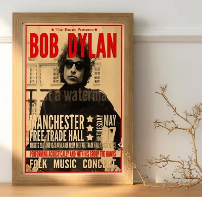 Bob Dylan Free Trade Hall Live Concert Tour Poster : Full Size 36 X24  - Judas ! • £9.49