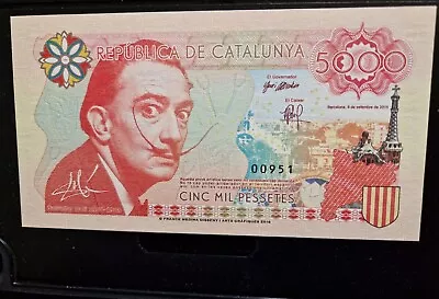 Salvador Dali/ Gaudi Artists- Novelty Bank Note • £6