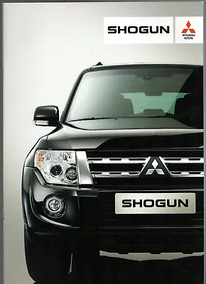 Mitsubishi Shogun 2011-12 UK Market Sales Brochure SG2 Warrior SG3 SG4 4Work • $35.36