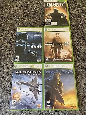 Xbox 360 Games Lot Tested Call Of Duty Halo 3 Modern Warfare Ace Combat 6 • $14.99