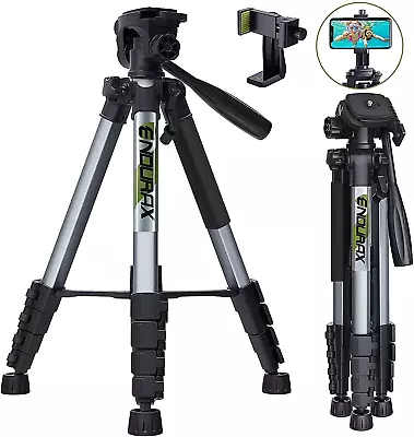 $52.88 • Buy Endurax 66  Camera Tripod For Canon Nikon DSLR Camera Stand Travel Tripod Lightw