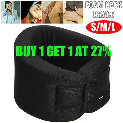 Foam Sponge Neck Brace Support Cervical Traction Device Collar Pain Relief S/M/L • £4.48