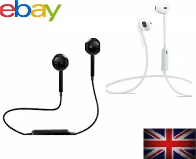 Sweatproof Wireless Bluetooth Earphones Headphones Sport Gym Samsung IPhone UK • £3.99