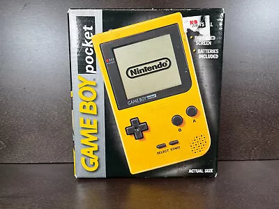 Nintendo Game Boy Pocket Yellow Complete In Box Mint • $289.99