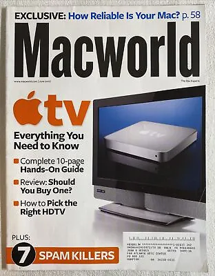 Macworld June 2007 Apple TV Everything You Need To Know Guide Review Magazine • $13.80