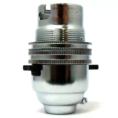 £7.30 • Buy Lamp Holder Bayonet Cap BC B22 Switched Vintage Brass Finish Nickel Rose Gold 