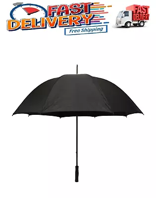 5 Ft. Golf Umbrella In All Black • $9.72