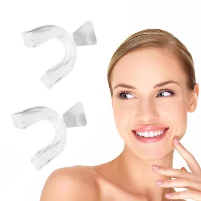 $9.85 • Buy 2Pcs Food Grade Silicone Thermoform Teeth Whitening Tray Dental Care Mouth Guard
