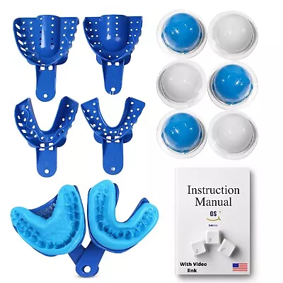 Dental Impression Putty Set Mold Kit For Custom Grillz And Mouth Guards • $25.55