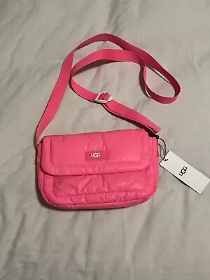 New With Tag Pink Ugg Bag Crossbody Festival Puffer Handbag • £25