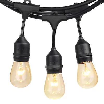 $27.86 • Buy Banord Incandescent 48' Edison String Lights, 18 Dimmable Bulbs (Used)