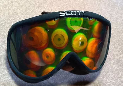 Vintage Scott Ski Hologram Holographic Goggles Eye Balls RARE Y2K Motorcross • $150