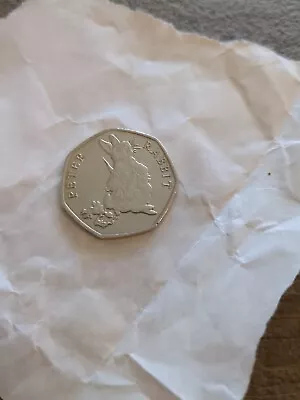 2018 Peter Rabbit 50p Coin Fifty Pence Beatrix Potter Circulated  • £1000