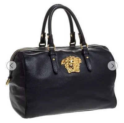 Versace Palazzo Leather Bowling Bag • $450