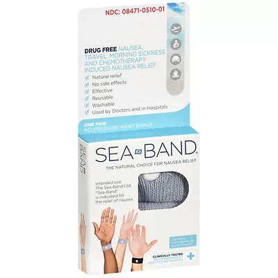 14PK Sea-Band Anti-Nausea Adult Wristband Travel Motion Morning Sickness 590501 • $124.95