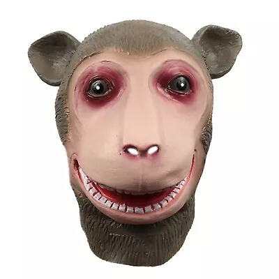 Monkey Halloween Mask Horror Latex Costume Animal Face Masks Cosplay Party Props • $16.99