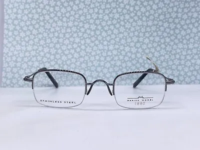 Marius Morel Eyeglasses Frames Men Woman Oval Silver Angular Oval 6994 10/12ft • $75.43