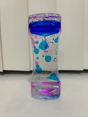 Pink & Blue Liquid Motion Bubbler Toy (USED) • $3