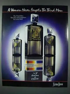 $16.99 • Buy 1986 Caron The Third Man Cologne Ad