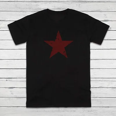 Red Star T Shirt Retro Vintage Style Minimalist Y2K USSR 90s 70s Mens Women Tee • £14.99