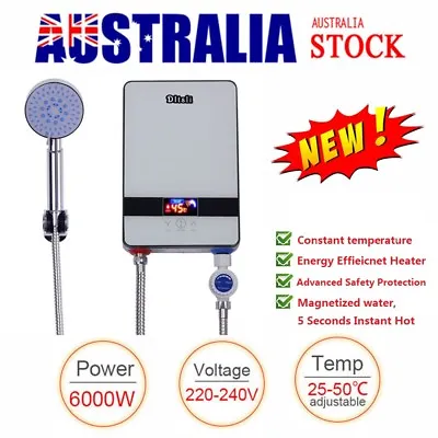 Instant Electric Hot Water Heater Camping Shower System Caravan Horse Dog Wash • $133.40