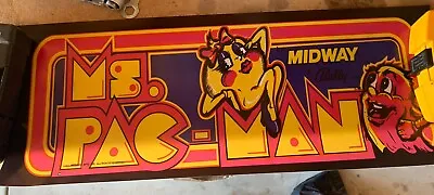 Ms Pac-Man Arcade Marquee Translite • $12.99