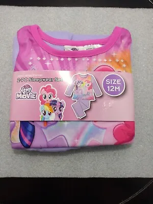 My Little Pony Baby Sleepwear Set 2PC 12 Months Flame Resistant New 228 • $14.99