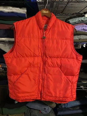 Walls Red Puffer Vest Down Filled Blizzard-Pruf Men’s Medium • $18