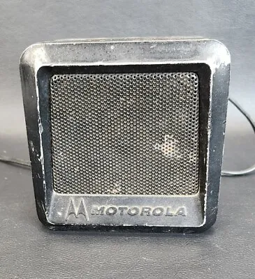 Vintage Motorola Metal Speaker 2-Way FM Mobile Squad Car Police Radio • $24.99