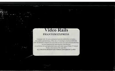 Phantom Express - Video Rails VHS Videotape - Used • $8