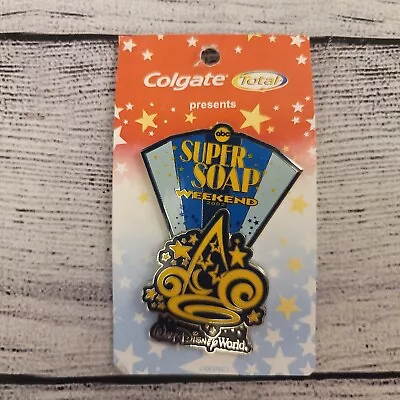 $9 • Buy Disney Pins WDW ABC Super Soap Weekend 2002 Walt Disney World Colgate Total