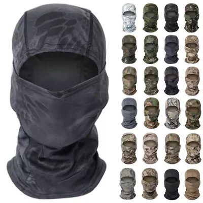 Tactical Military Balaclava Camouflage Face Mask Hunting Neck Tube Hood Ski Mask • $9.99