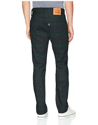 Levi's 511 Slim Fit Plaid WStretch Pants Men's 32X34 NWT RT$69 4095 C15 • $31.49