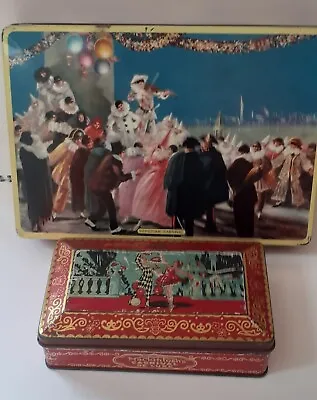 £15 • Buy Three Vintage Toffee Tins, Carnival Inspired, Mackintosh And Rileys Toffee,