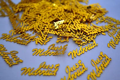 £1.49 • Buy Just Married Wedding Party Foil Table Confetti - All Colours