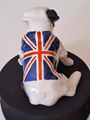 *rare* Carlton Ware Union Jack Bulldog Carltonware Large Flag Version Perfect • £94.99