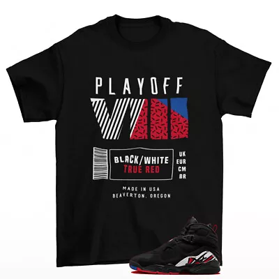 Box Label Playoffs Shirt To Match Jordan 8 Retro Playoffs 305381-062 • $24.75